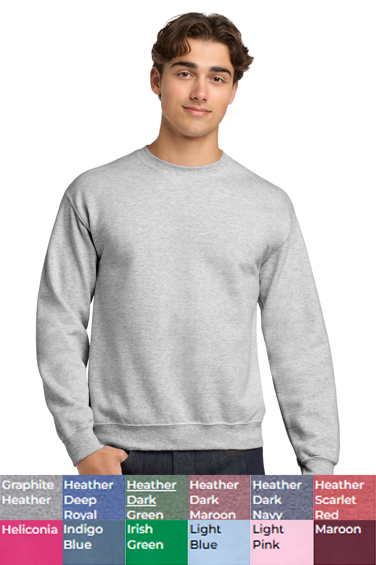 Gildan 18000 Adult Crewneck Sweatshirt