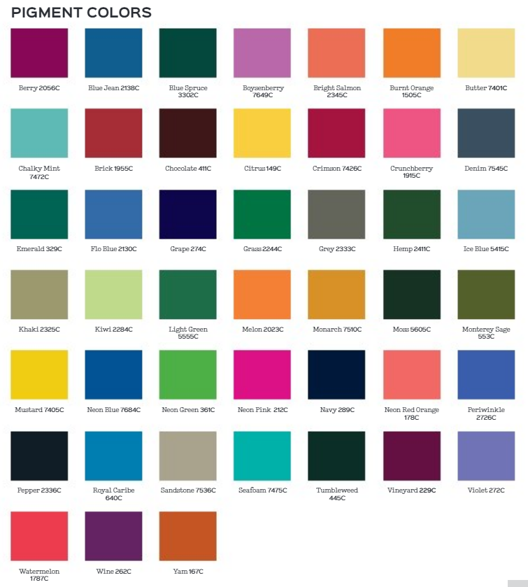 Comfort Colors 1717M, Single Color Prepack – Raisin Textiles
