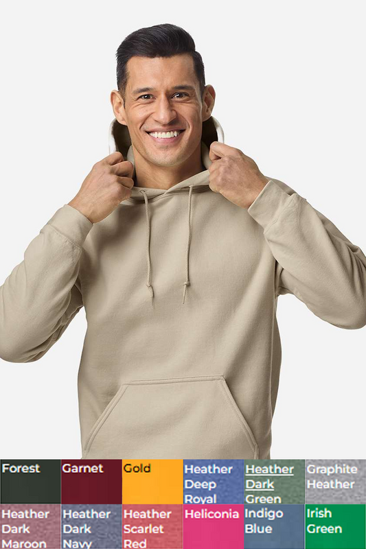 Gildan 18500 Adult Unisex Hooded Sweatshirt